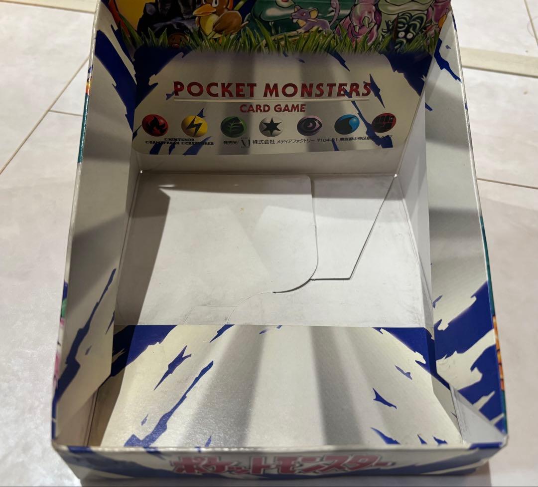 ポケットモンスターカードゲーム第一弾スターターパック　ボックス空箱