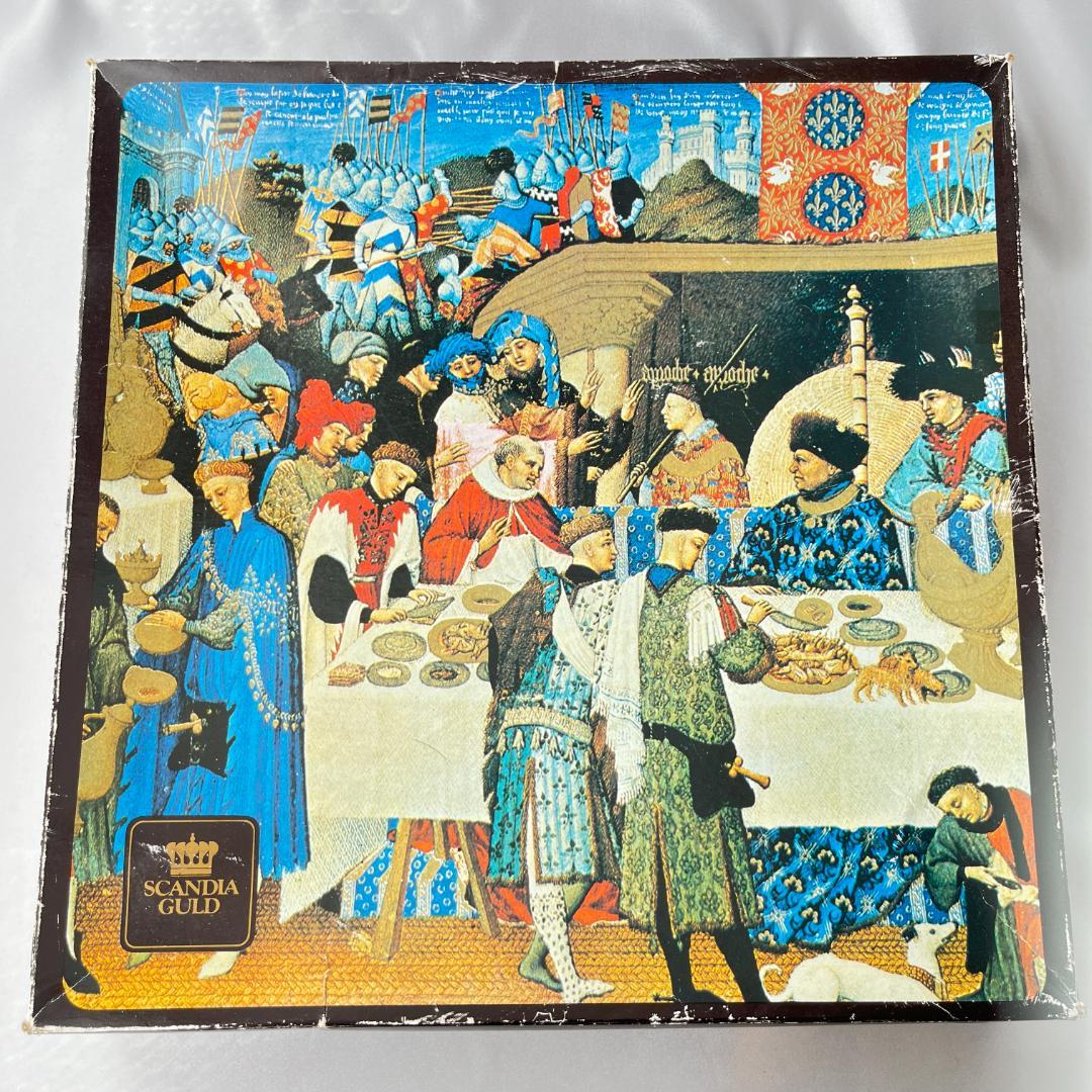 【スウェーデン】ハンドル付きギャラリートレー 31cm 【ゴールドプレート】