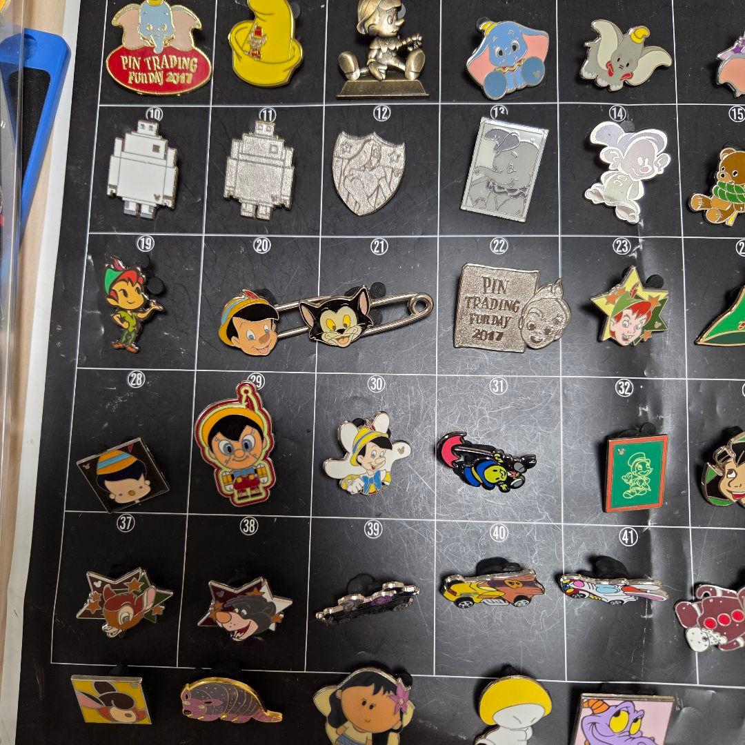 ディズニーピン　ダンボ　ピーター・パン　七人の小人　ベイマックス　バンビ