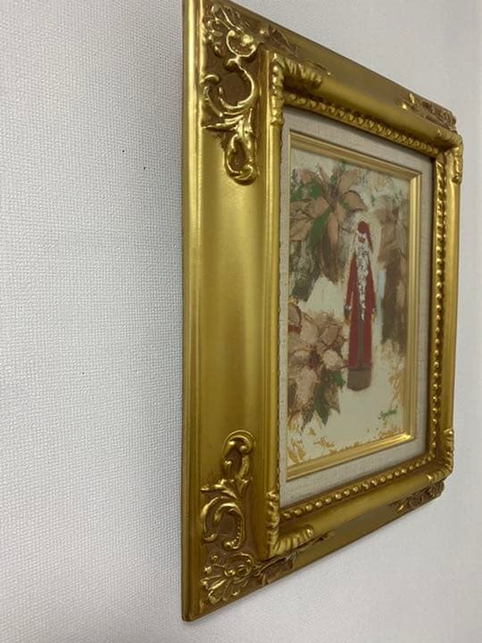 林田伊代美　額入り　油絵　サムホール