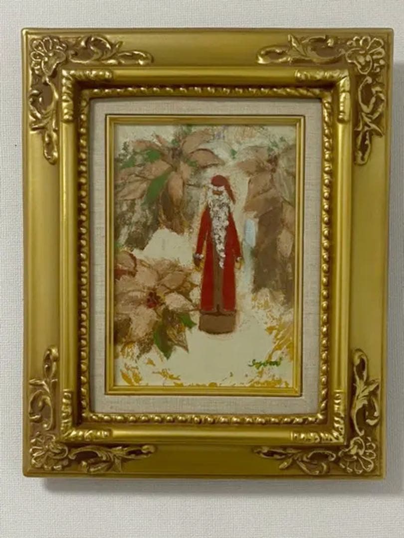 林田伊代美　額入り　油絵　サムホール