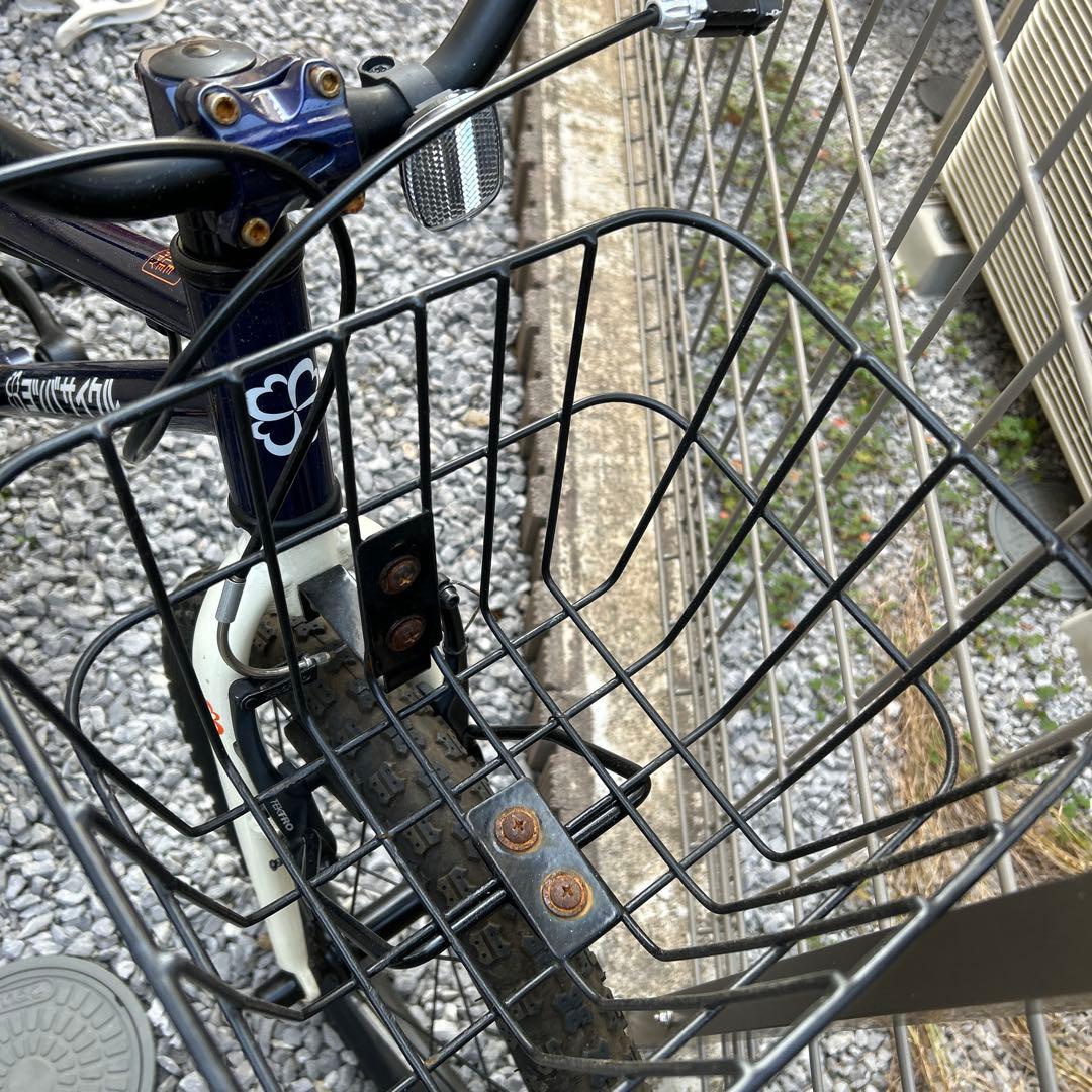 ヨツバサイクル　18インチ　ネイビー