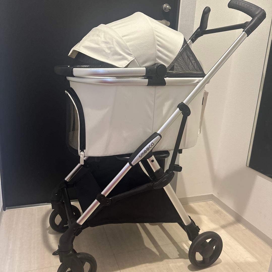 smooca ミニペットカート ホワイト 10kg対応