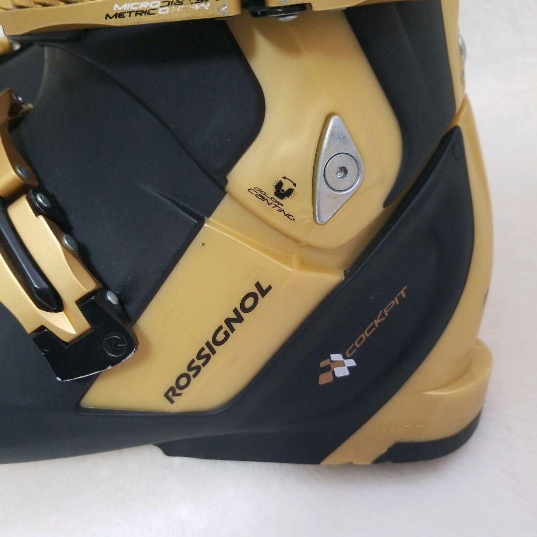 【美品】ロシニョール　ROSSIGNOL スキー　ブーツ　26.5cm ゴールド