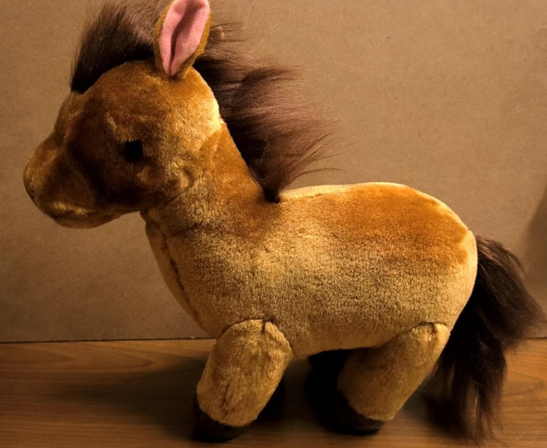 高知競馬サポートKRA 馬 ぬいぐるみ [H23xD25cm] ハルウララ素体