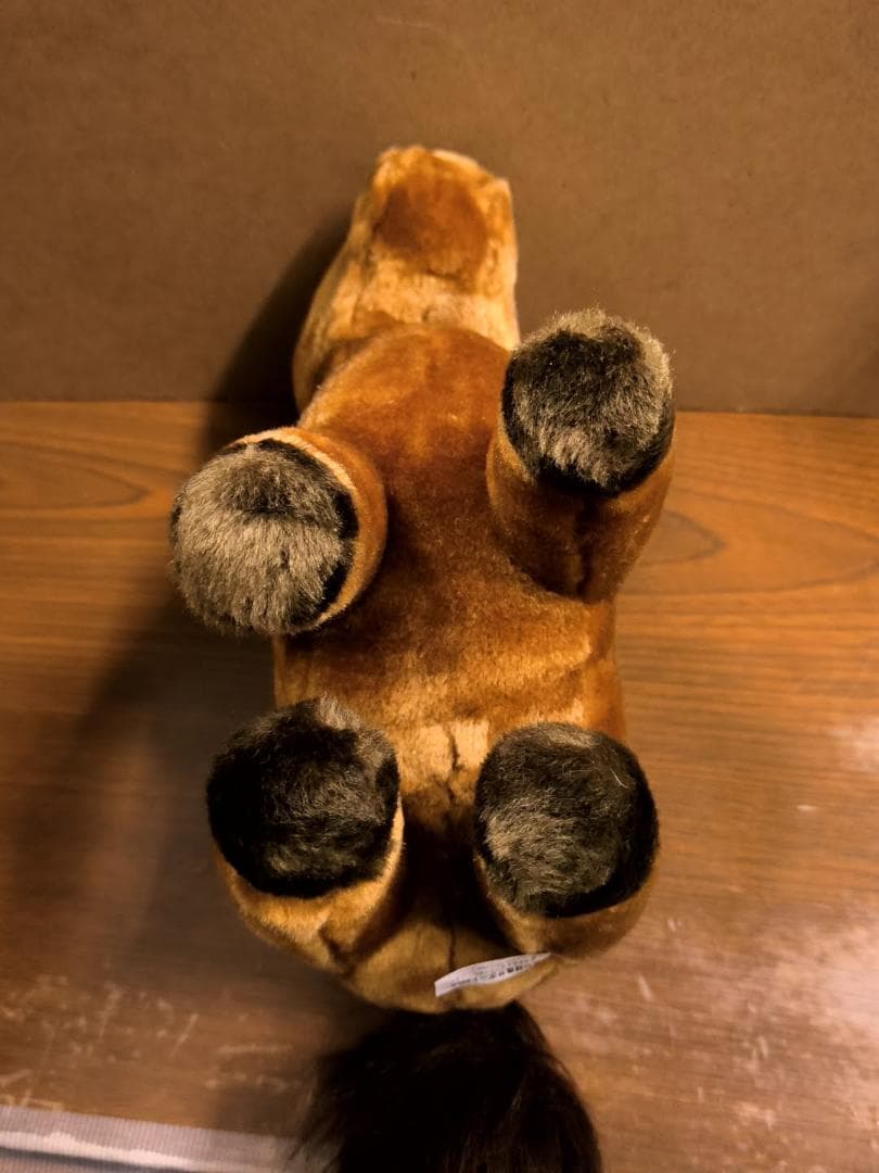高知競馬サポートKRA 馬 ぬいぐるみ [H23xD25cm] ハルウララ素体