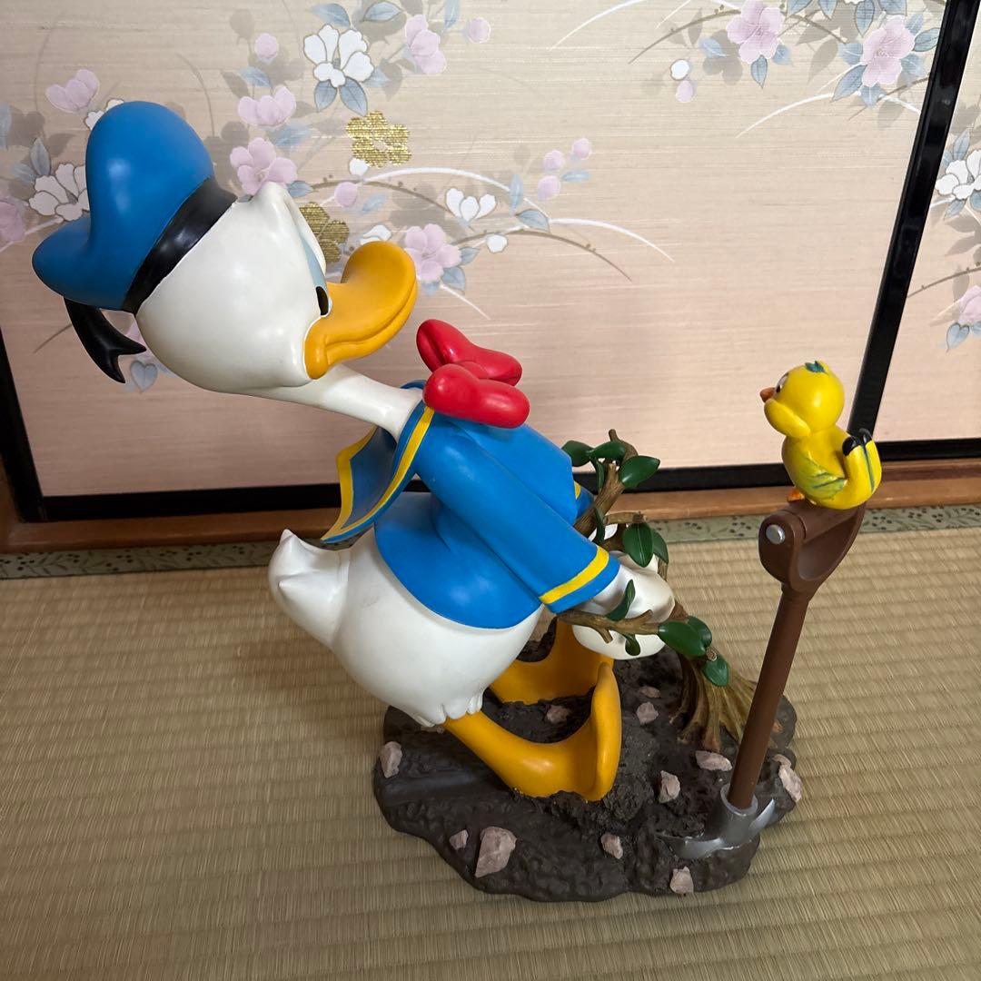 希少 ドナルドダック シャベル ディズニー スタチュー レトロ　アンティーク