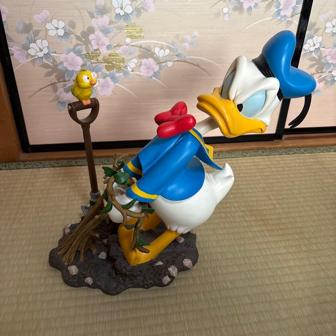 希少 ドナルドダック シャベル ディズニー スタチュー レトロ　アンティーク