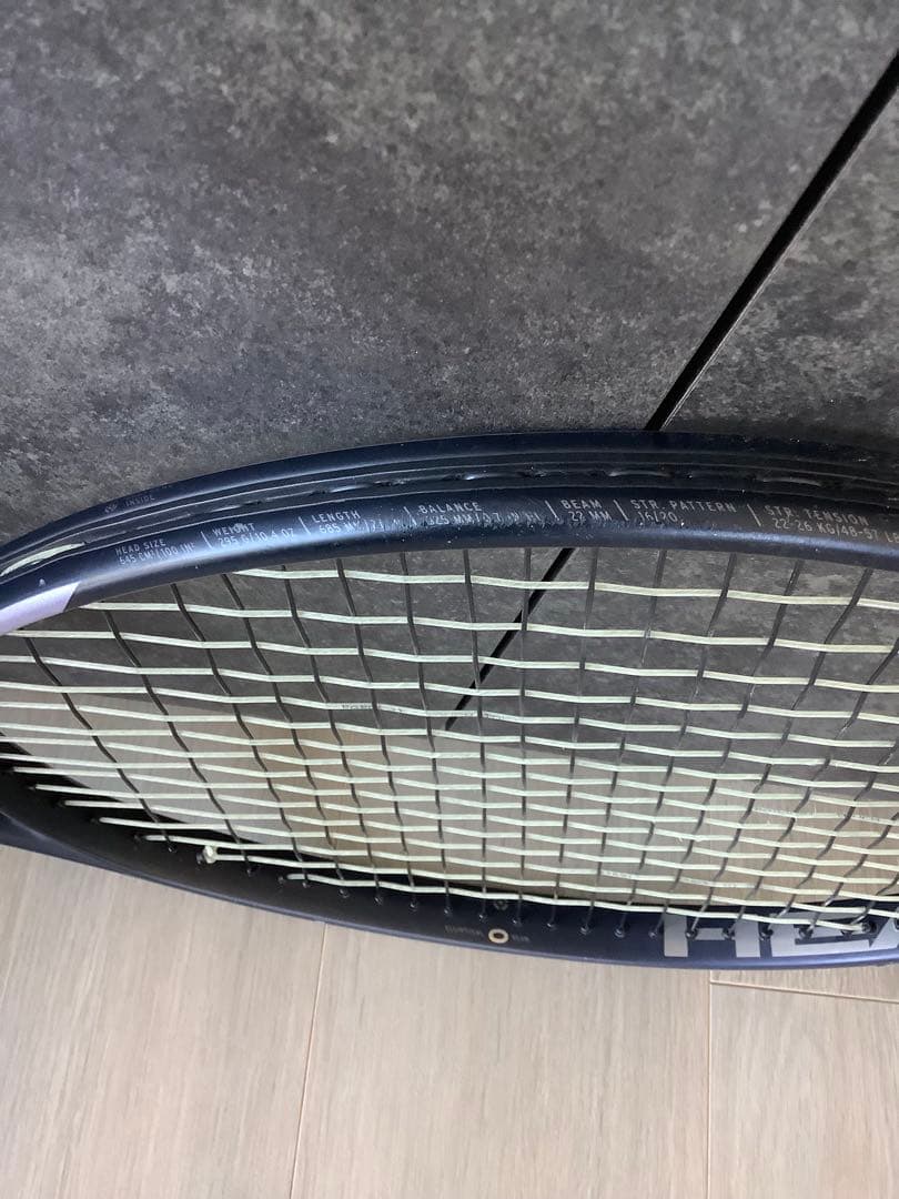 ヘッドグラビティー ストリング ナチュラル 付 タッチトニック レザーグリップ