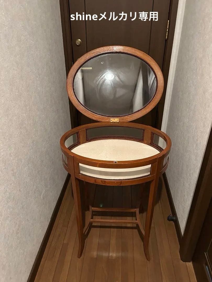 【イタリア製】ヨーロッパ購入品　アンティーク　コレクション　テーブル　オーバル