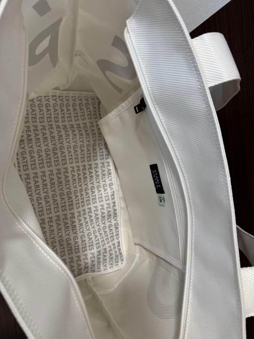 PEARLY GATES ロッカーバッグ ホワイト