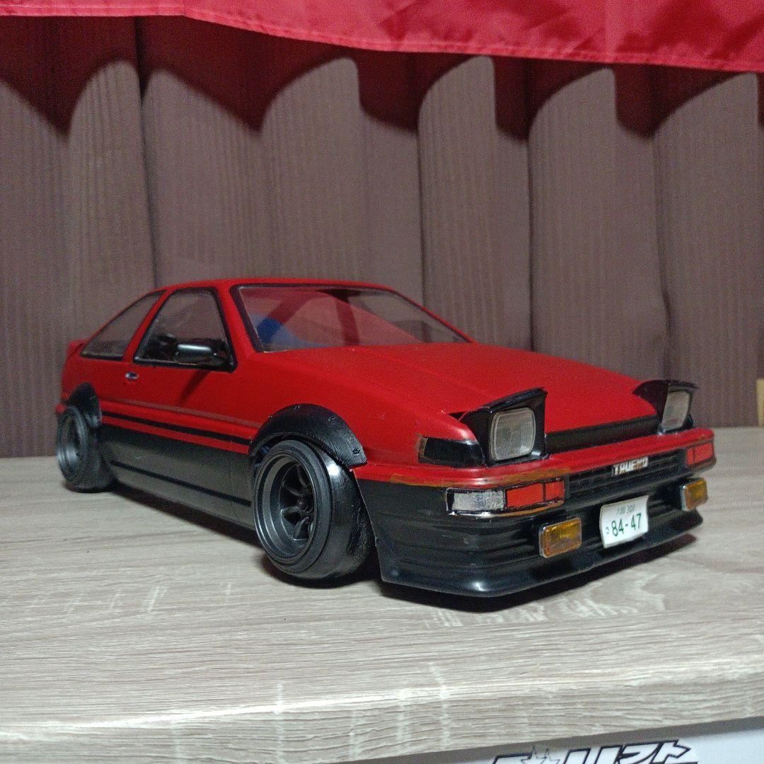 SAKURA D6シャーシ 86トレノボディ