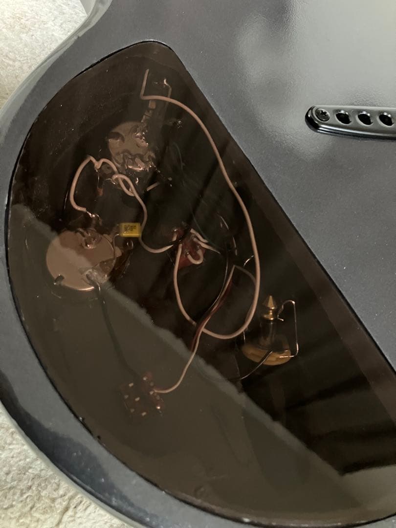 SGスタイル エレキギター メタリックグレー　ジャンク