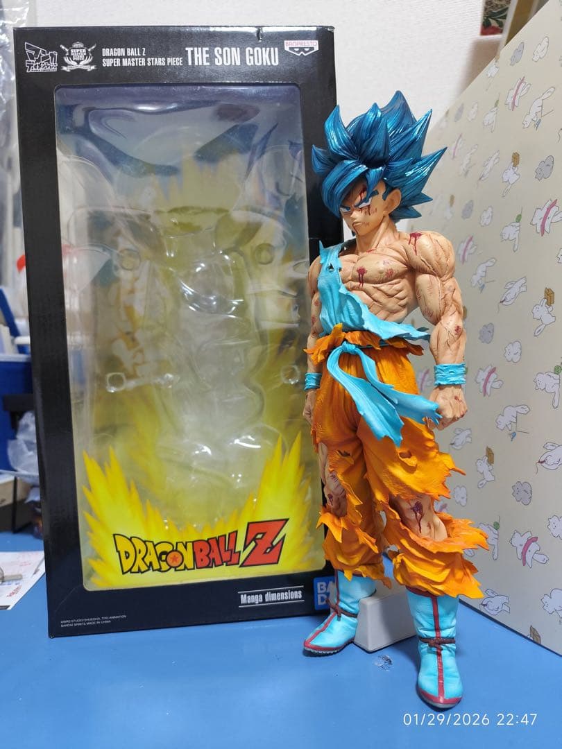 孫悟空 SMSP リペイント 超サイヤ人ブルー 3D塗装