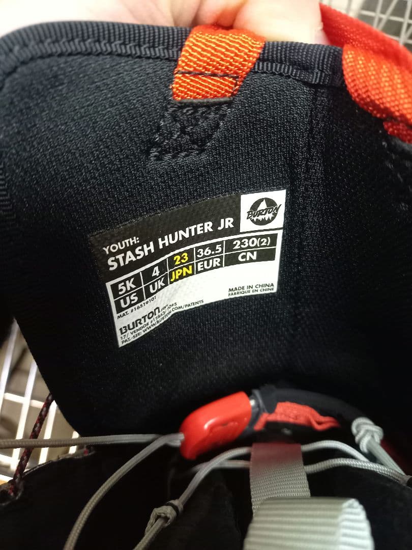 Burton STASH HUNTER JR 23cm ブーツ