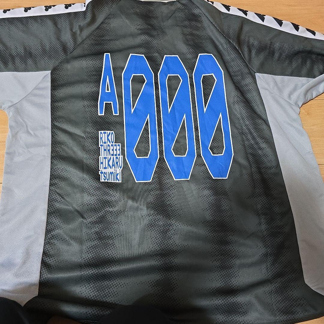 Aooo ゲームシャツ グレー黒 サイズXL