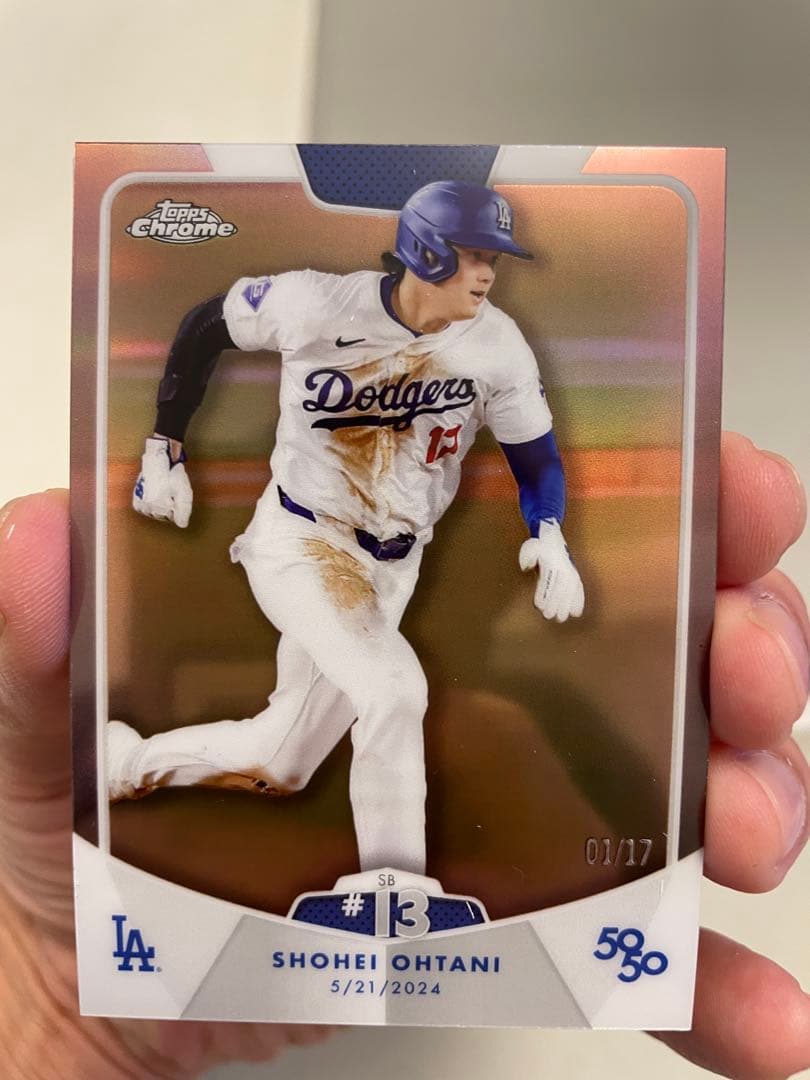 【17枚限定/ファーストナンバー】大谷翔平 Topps 50/50