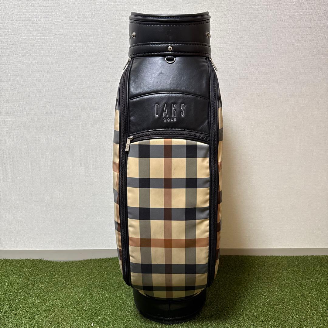 希少 DAKS ダックス キャディバッグ 英国御用達 チェック