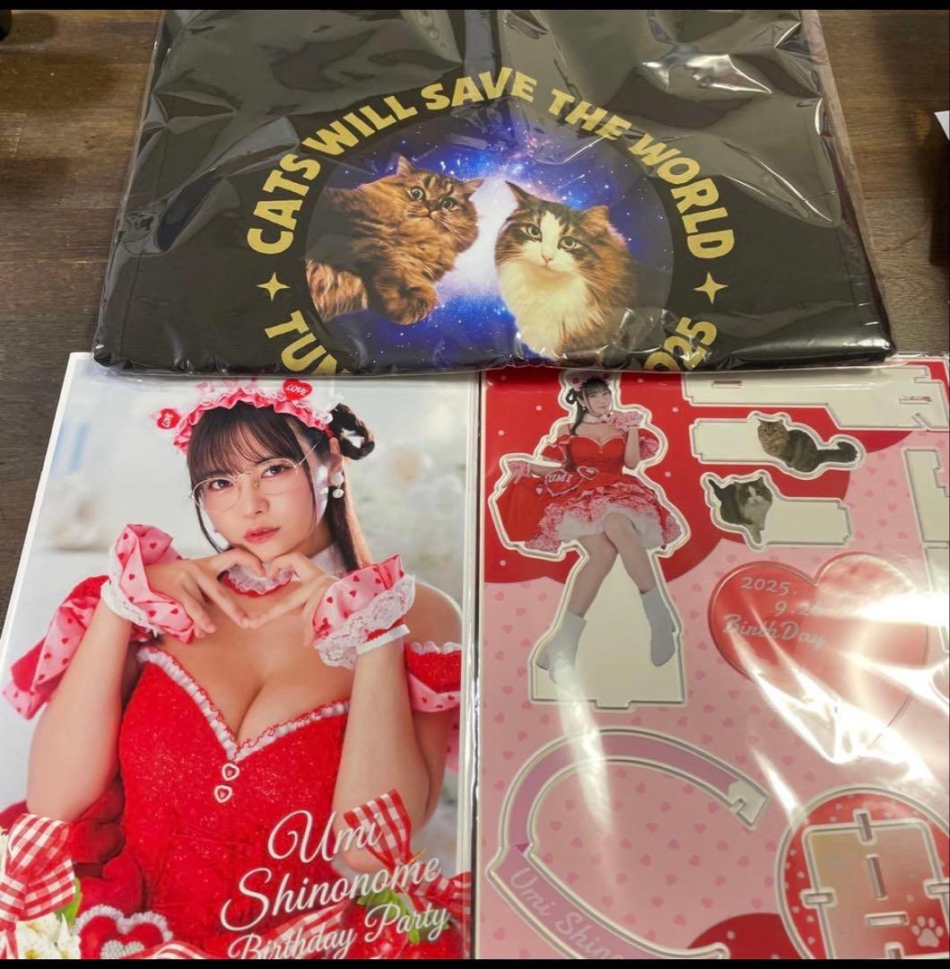 東雲うみ 生誕祭2025特典グッズ 3点全種セット