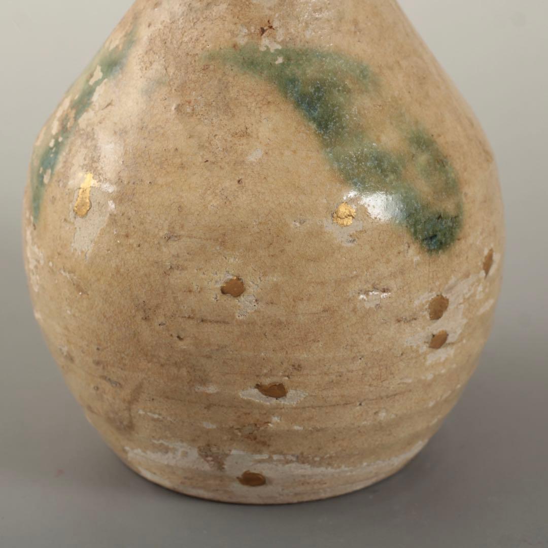 黄瀬戸 徳利 古美術 古道具 アンティーク 桃山〜江戸初期