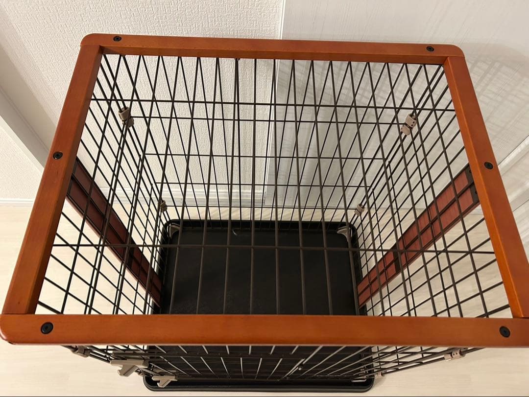 【美品】ウッドワンキャットサークル　ミニ　猫ゲージ