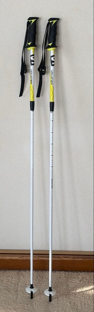 SALOMON サロモン★スキーストック★伸縮ポール★100cm〜123cm