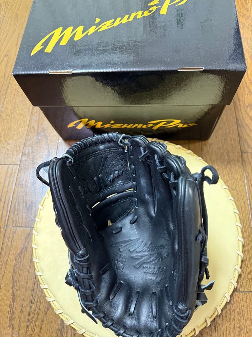 Mizuno Pro 硬式グローブ 岸本耕作氏作　黒