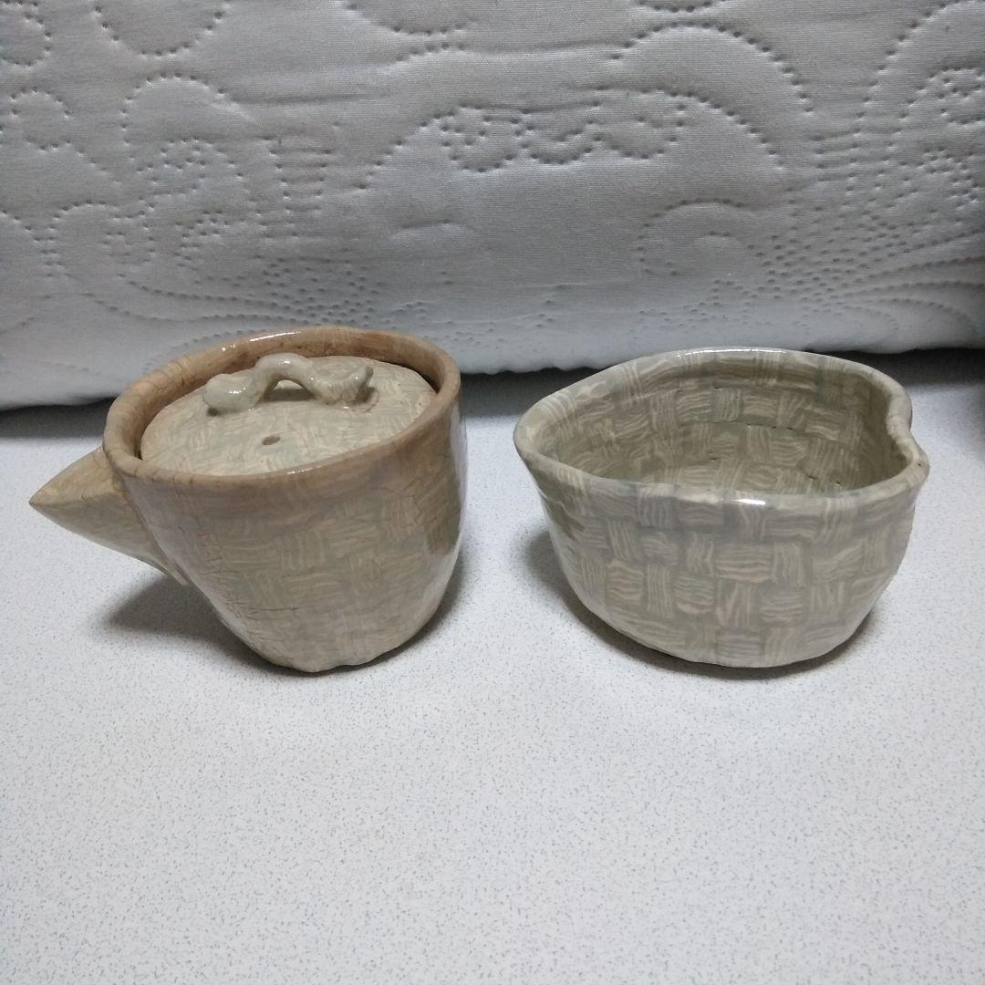 宝瓶 急須練り上げ手内田泰秀