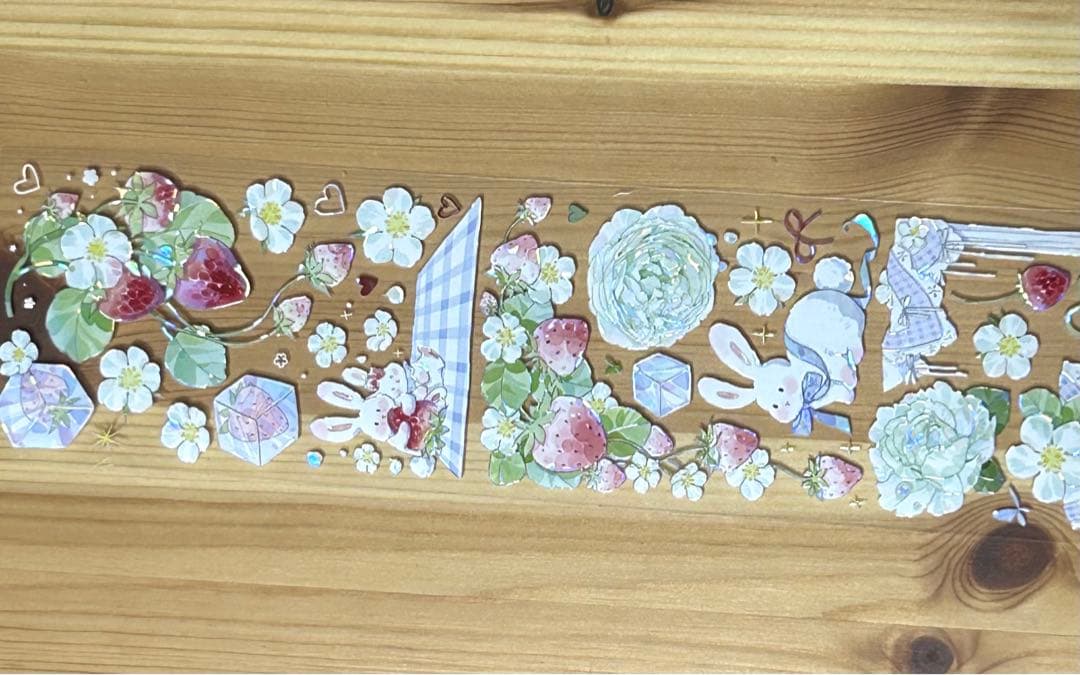 草苺季 海外マステ 切り売り