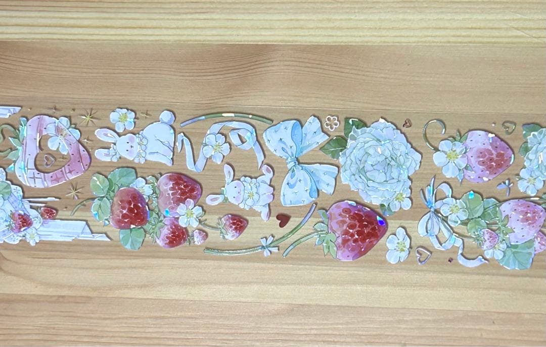 草苺季 海外マステ 切り売り