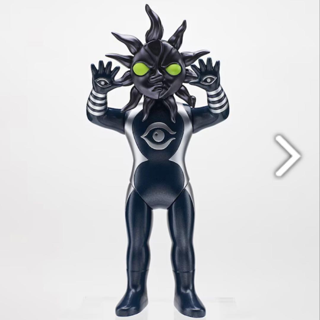 超復刻版タローマンソフビ人形 (ブラックタローマン) タローマンフィギュア