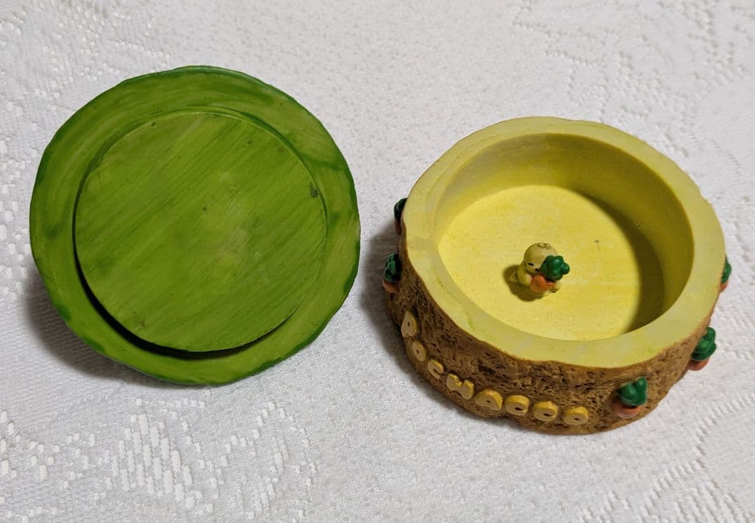 ポチャッコ スタチュー 置物 小物入れ 陶器製 1990年代 激レア レトロ