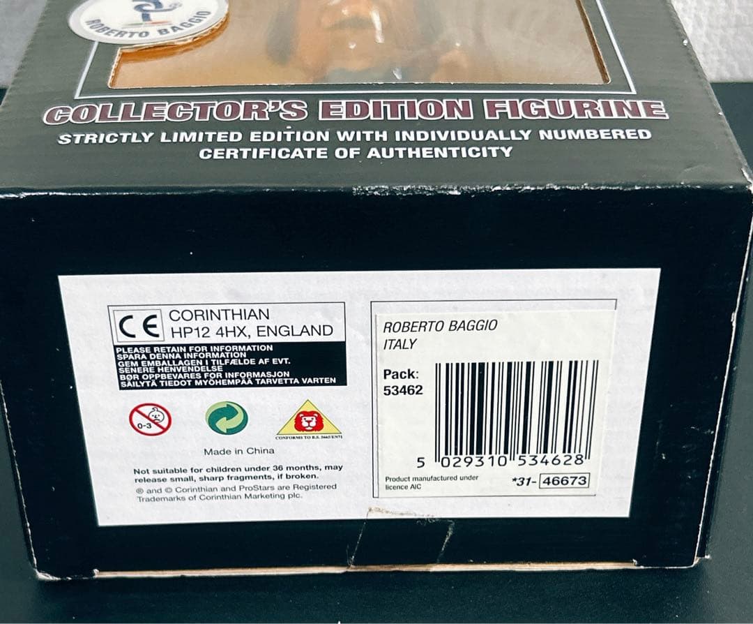 【希少】コリンシアン　プロスターズXL ロベルトバッジョ　フィギュア　サッカー