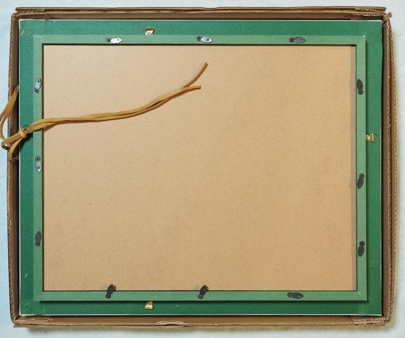 人物画　油絵　奈良美智　女の子と釣り　F6　額付き　手描き　肉筆