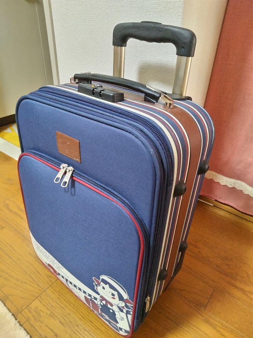 ペコちゃん スーツケース ネイビー