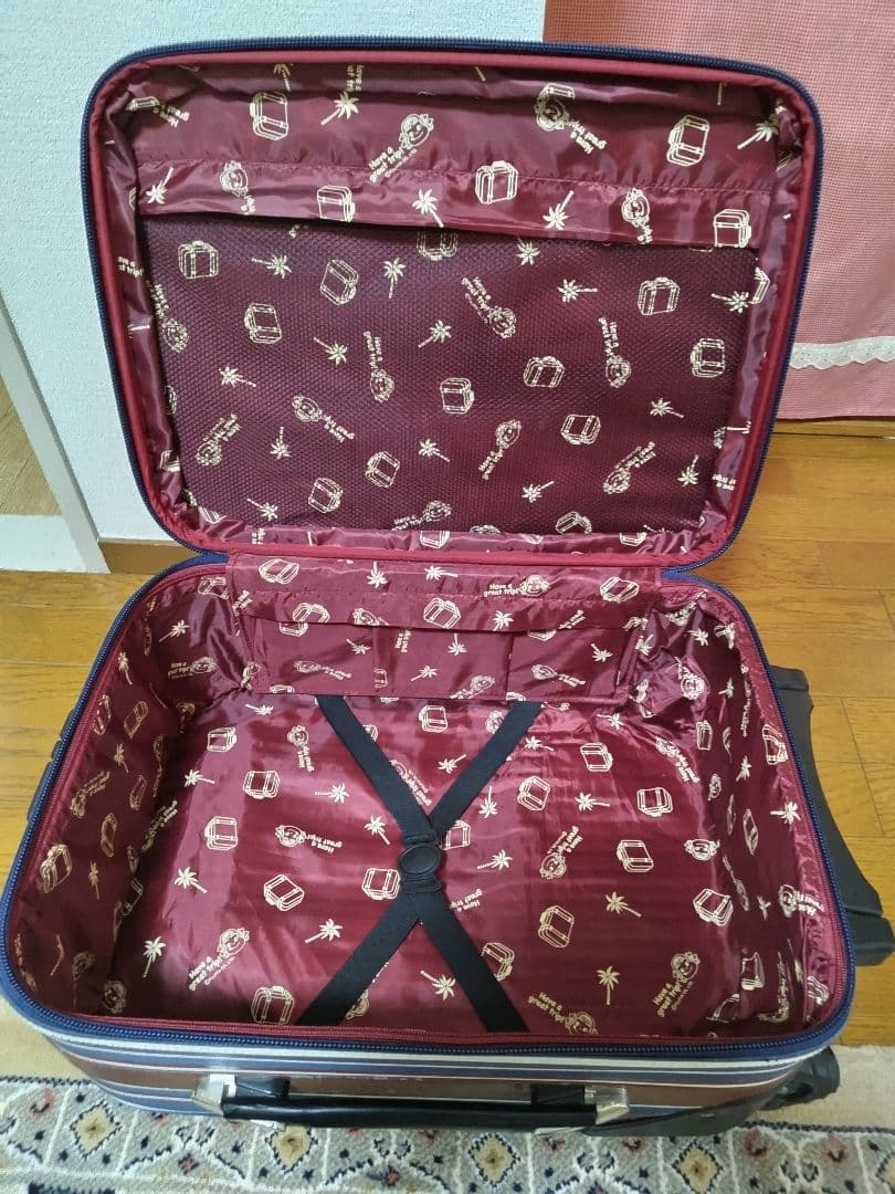 ペコちゃん スーツケース ネイビー