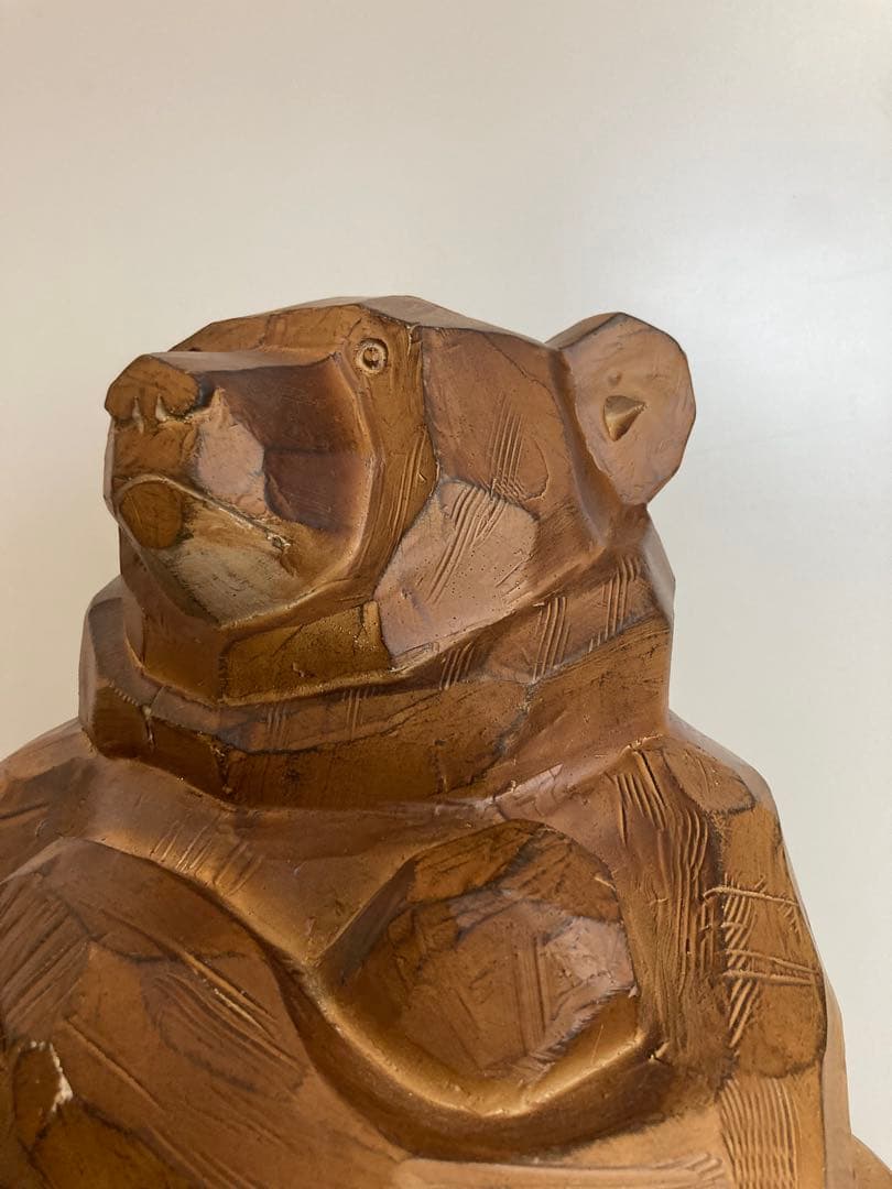 加藤貞夫似　木彫り風熊　レア　美品