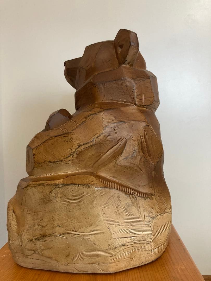 加藤貞夫似　木彫り風熊　レア　美品