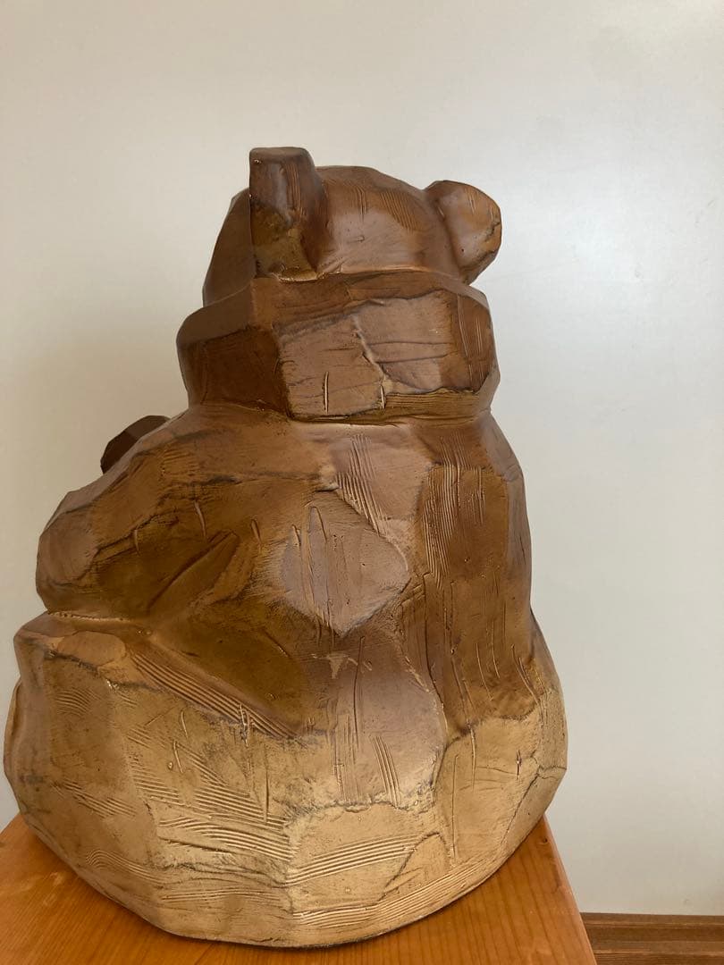 加藤貞夫似　木彫り風熊　レア　美品