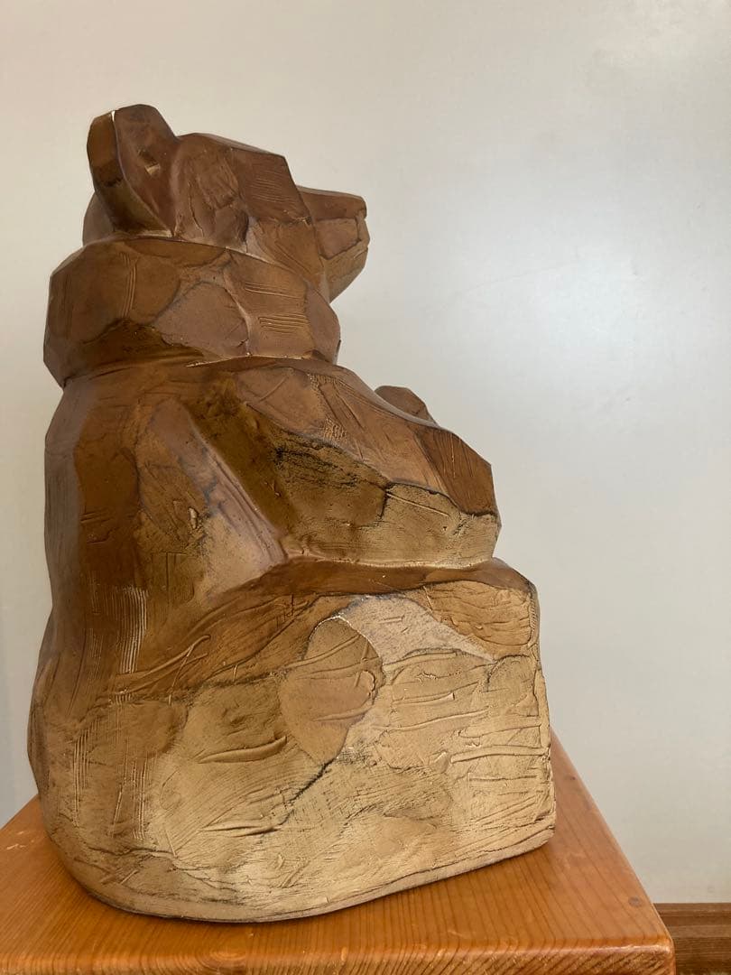 加藤貞夫似　木彫り風熊　レア　美品