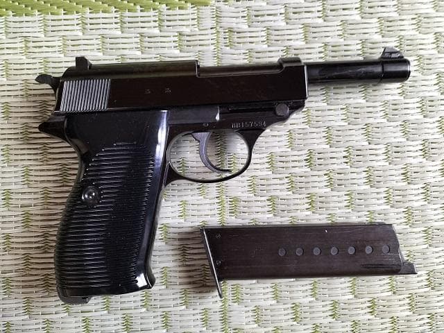 ワルサーｐ38ブローバック(ac40)ブラックメタル