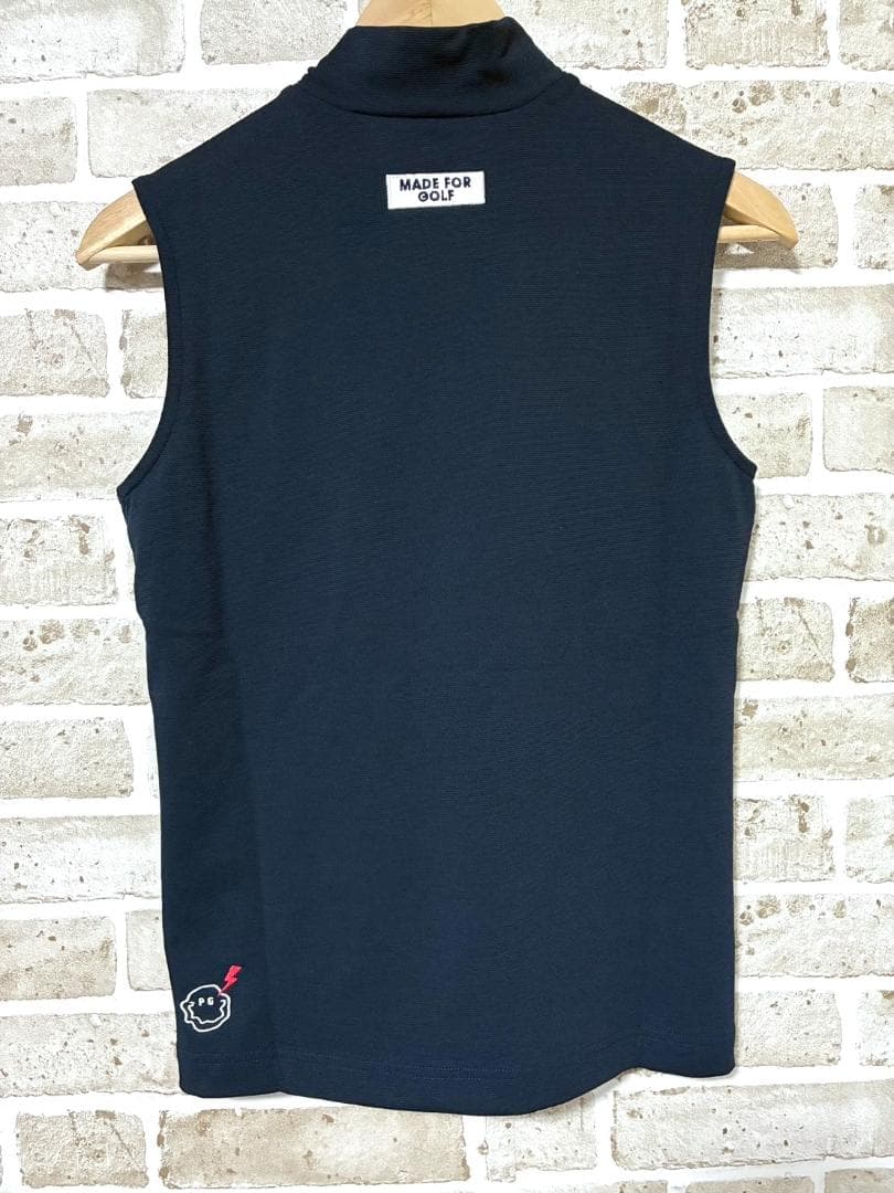 フォロー割 新品 パーリーゲイツ レディース ノースリーブモックネック サイズ0