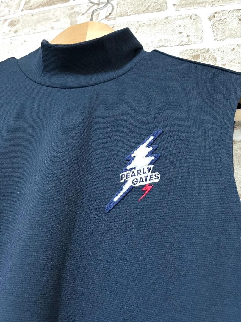 フォロー割 新品 パーリーゲイツ レディース ノースリーブモックネック サイズ0