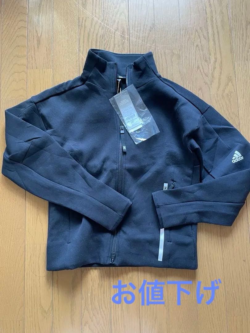 新品未使用！　adidas 黒 ジャージ ジャケット ladies Lサイズ