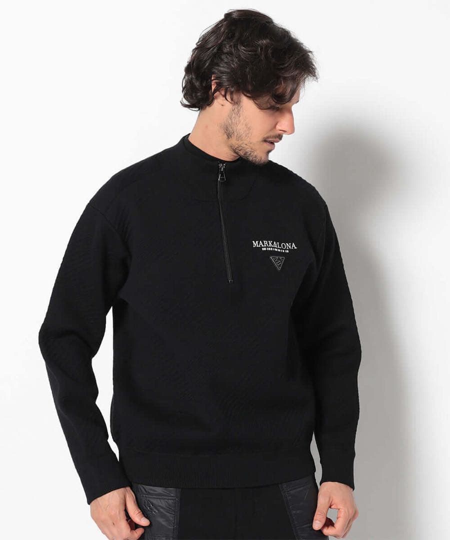 MARK & LONA CD11-CMZK | メンズ ブラック セーター