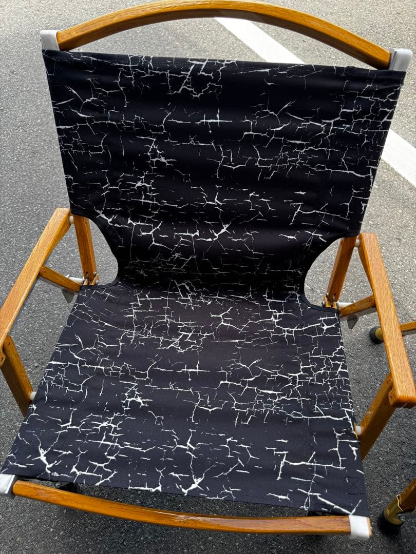 カーミットチェア二脚セットシート張り替え済みノビタ付き