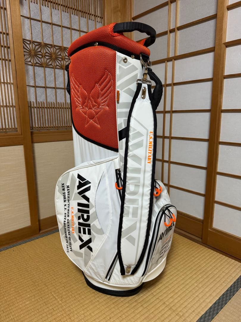 【美品】AVIREX キャディバッグ