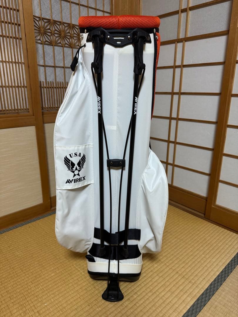 【美品】AVIREX キャディバッグ