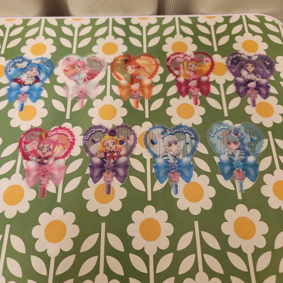 キミとアイドルプリキュア　入場者特典　第2弾　うちわ型クリアカード　全9種セット