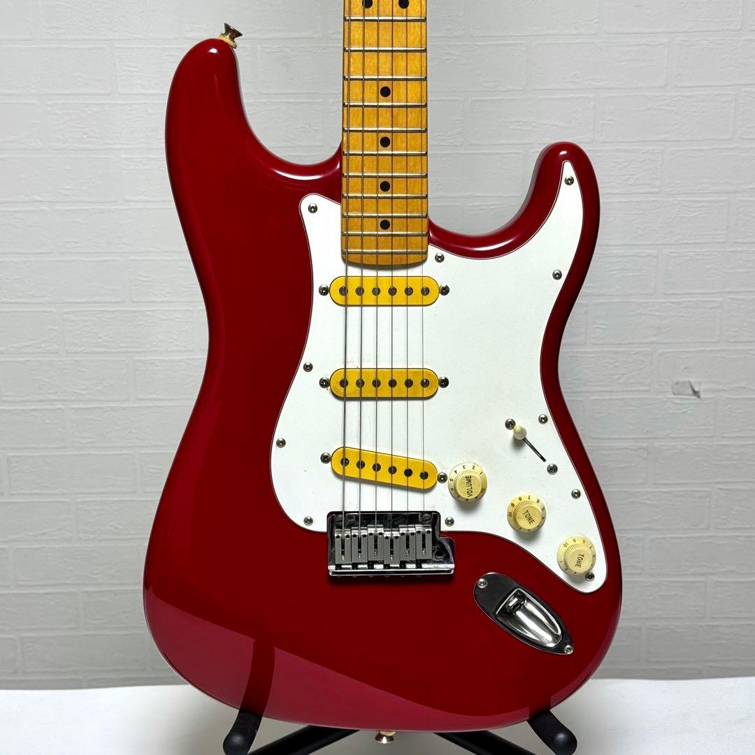 【希少Gシリアル】Fender Japan ST57 ストラト フジゲン期 赤